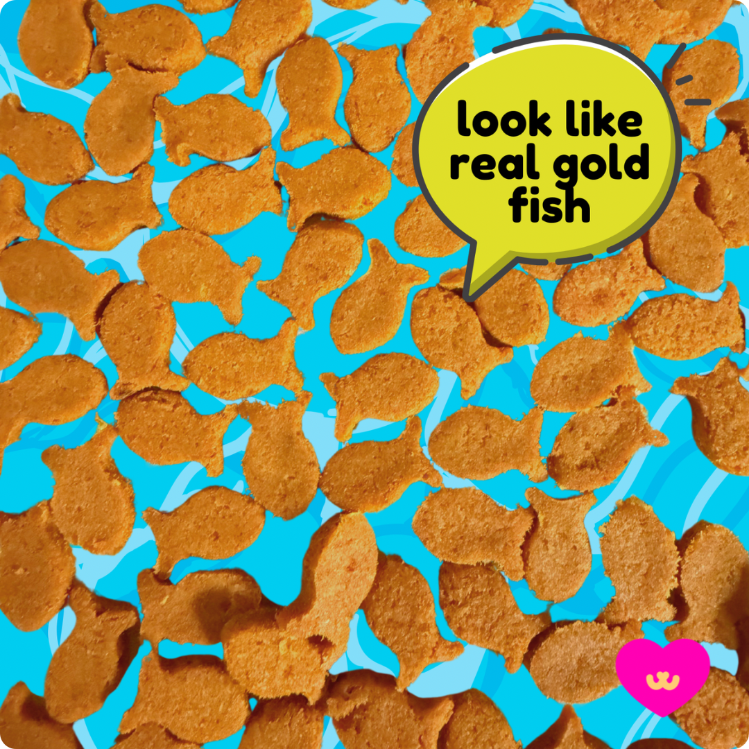 Gold Fishies- salmon treats for dogs & cats