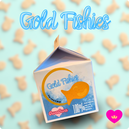 Gold Fishies- salmon treats for dogs & cats