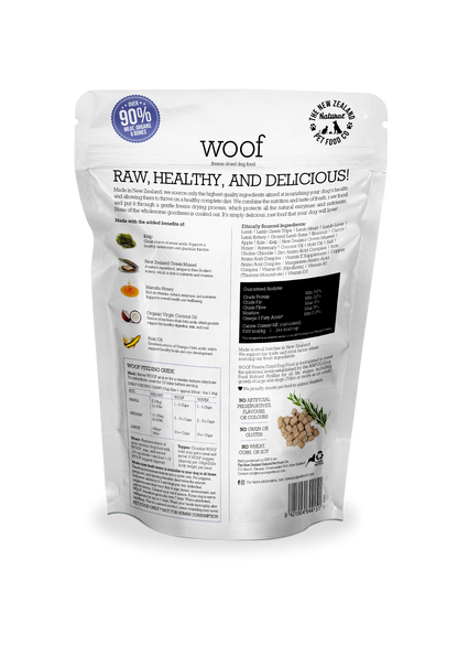 Woof Lamb Freeze Dried Dog Food 1.76oz