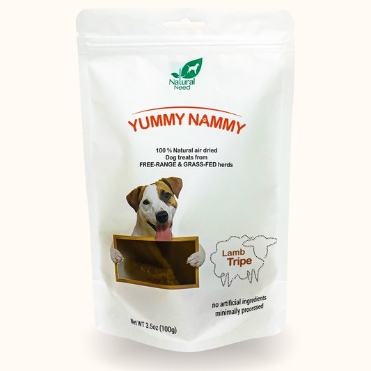 Yummy Nammy- All Natural, Grass-Fed & Free-Range Tripe Treat