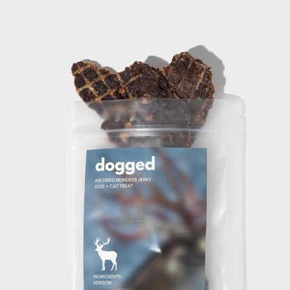 Dogged - Air Dried Reindeer Jerky Dog Treats (limited edition)