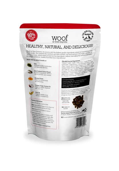 Woof Venison Air Dried Dog Food 3.5oz