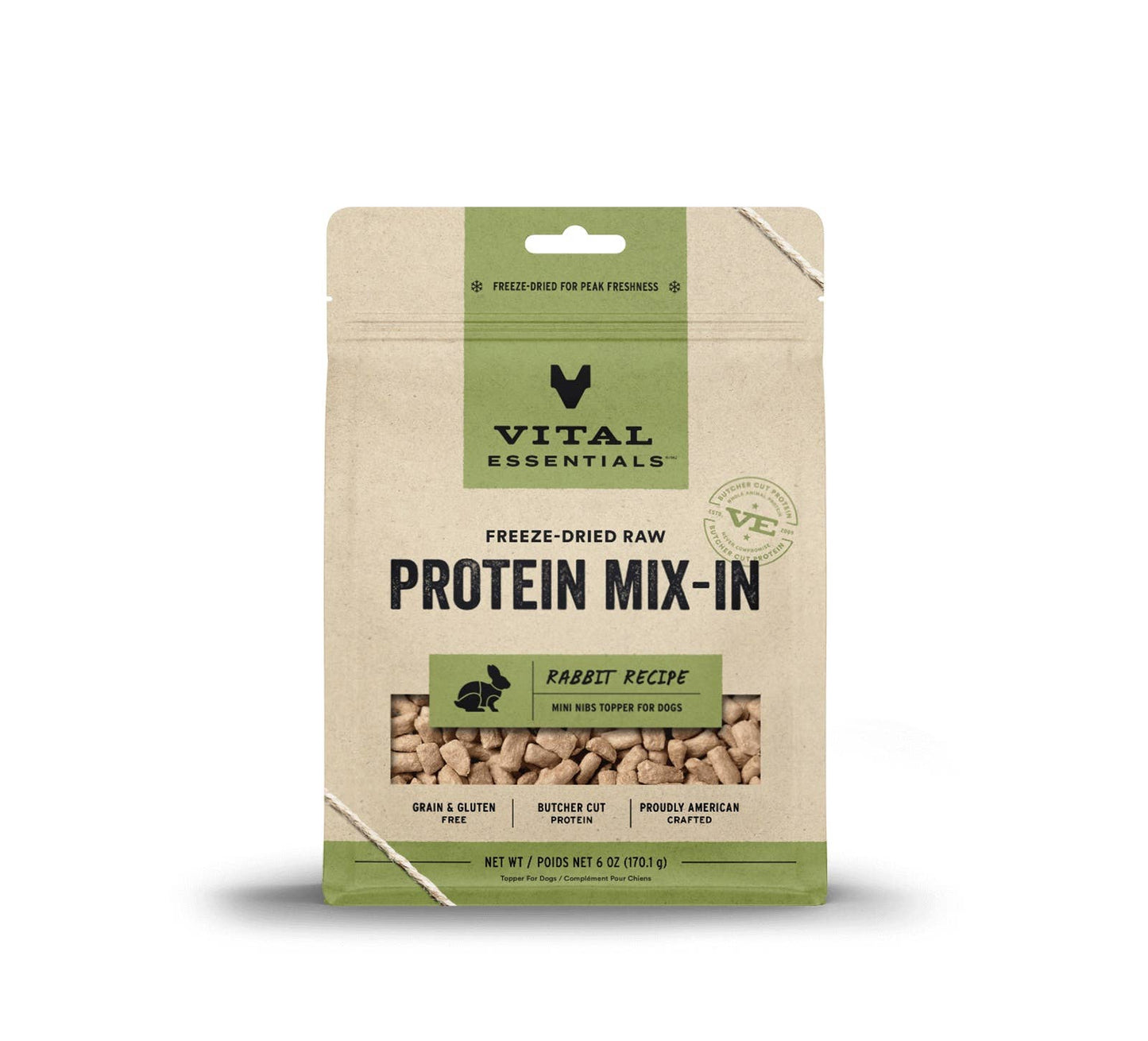 Vital Essentials FD Raw Rabbit Protein Mix-In Topper 6 oz