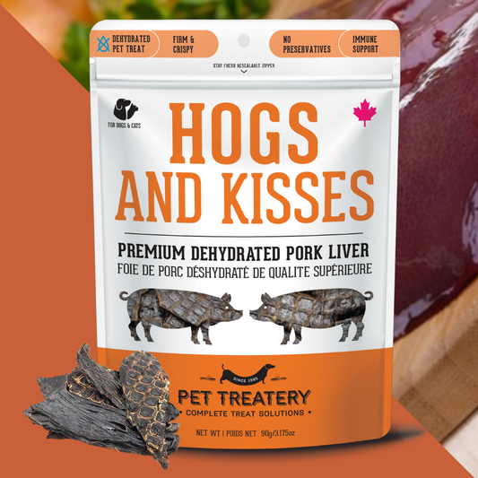 Pork Liver Dehydrated Pet Treats: High-Protein & Omega-3