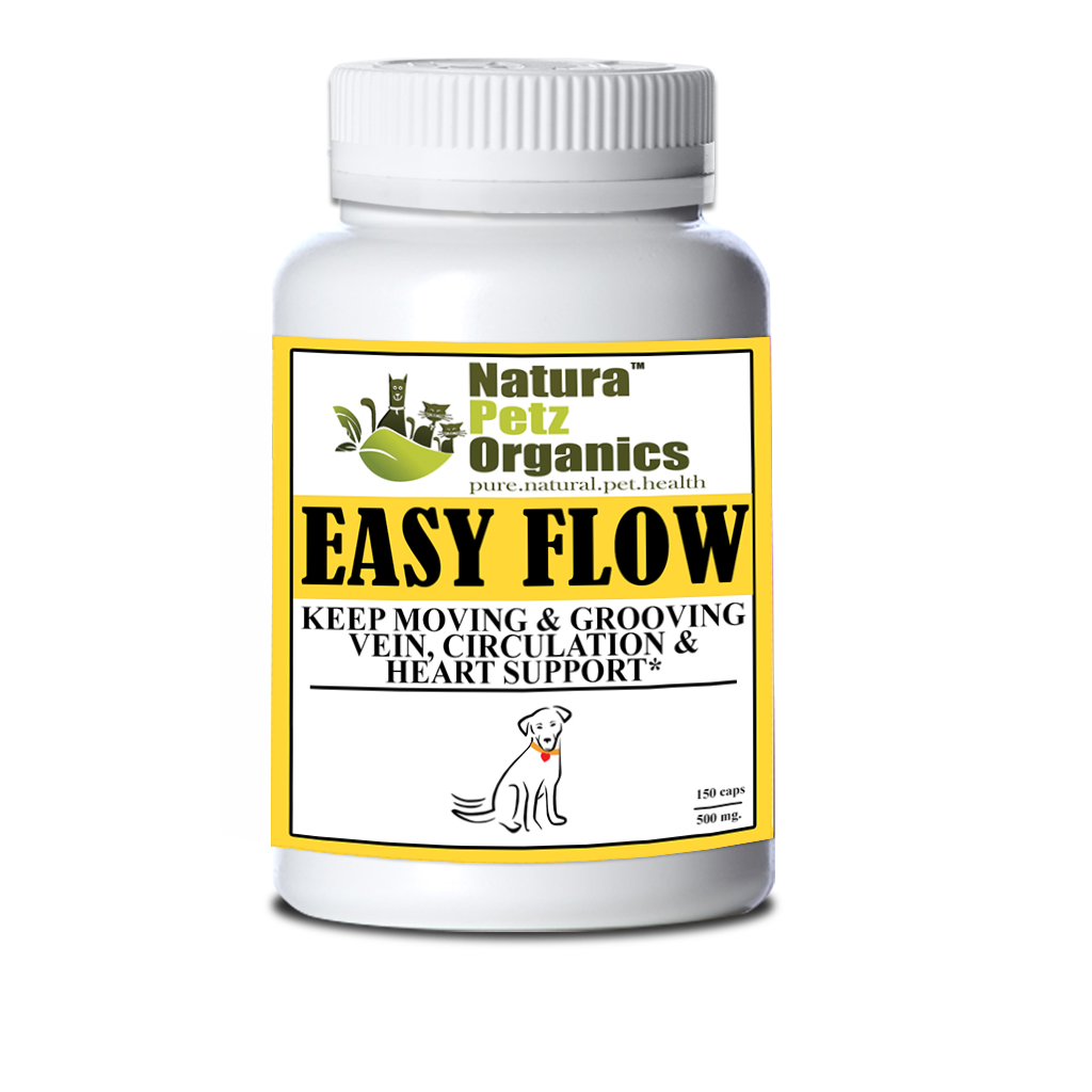 Easy Flow Keep Moving & Grooving - Vein, Circulation & Heart Support*: Adult Dog - 90 Caps /  500 Mg. Turkey Flavoring