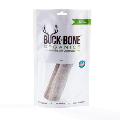 Elk Antler Jumbo Split Dog Chew - Bagged