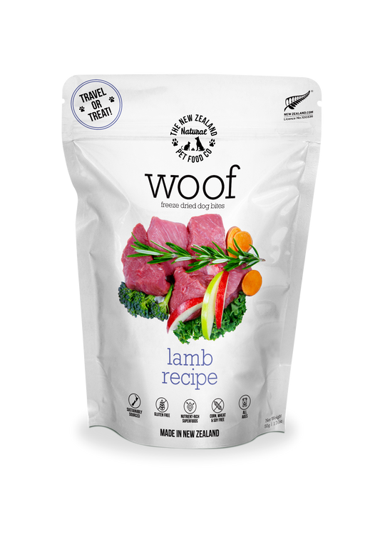 Woof Lamb Freeze Dried Dog Food 1.76oz