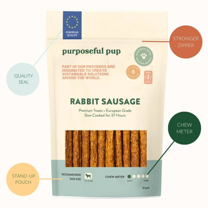 Rabbit Sausage 10 pack