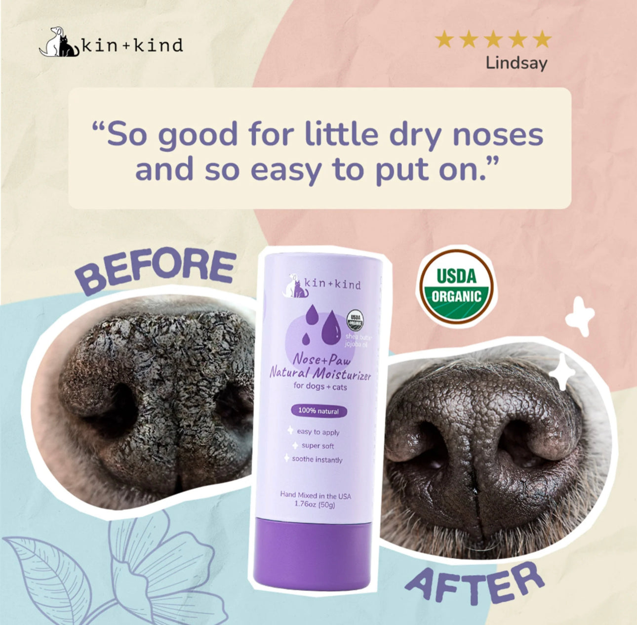 KIN Organic Nose & Paw Moisturizer Stick