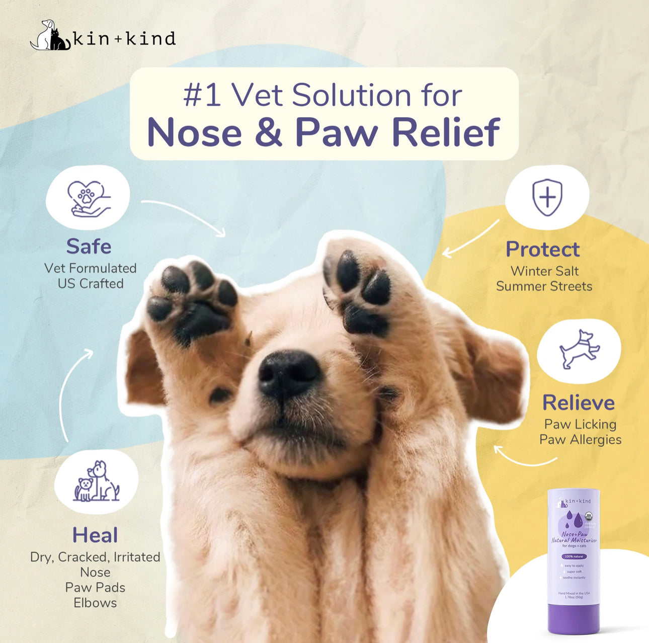 KIN Organic Nose & Paw Moisturizer Stick