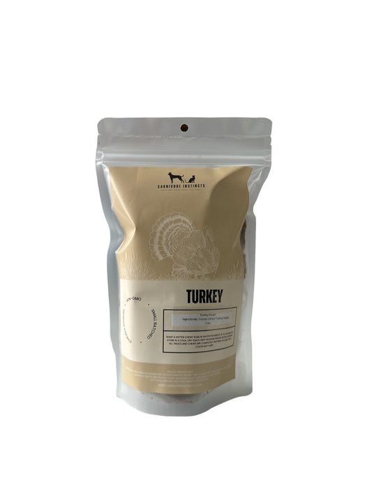 Freeze-Dried Raw Turkey Hearts