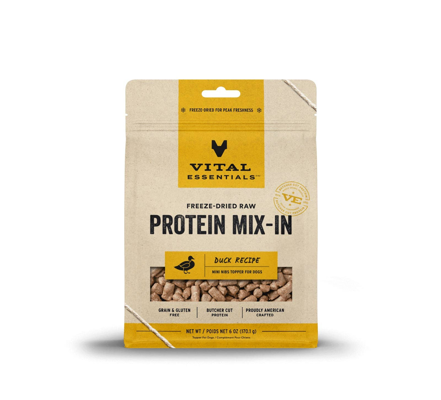 Vital Essentials FD Raw Duck Protein Boost Topper 6 oz