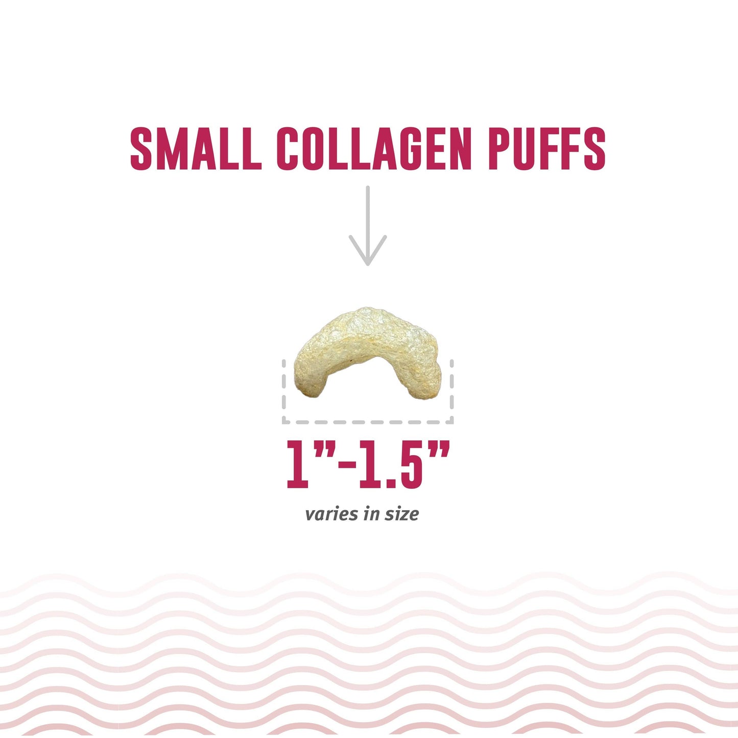 Icelandic+ Beef Collagen Puffs with Marrow Small Dogs 1.3-oz: 1.3-oz Bag