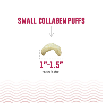 Icelandic+ Beef Collagen Puffs with Marrow Small Dogs 1.3-oz: 1.3-oz Bag