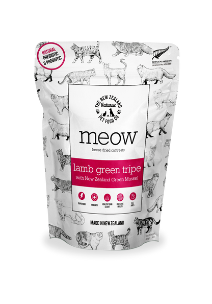 Meow Lamb Green Tripe Treats 1.4oz