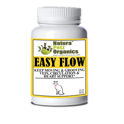 Easy Flow Keep Moving & Grooving - Vein, Circulation & Heart Support*: Adult Dog - 90 Caps /  500 Mg. Turkey Flavoring