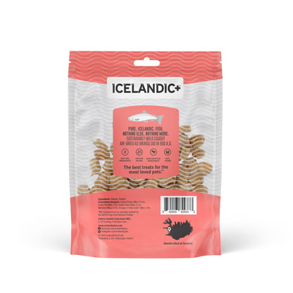 Icelandic+ Salmon Mini Fish Chips Dog Treats: 2.5-oz