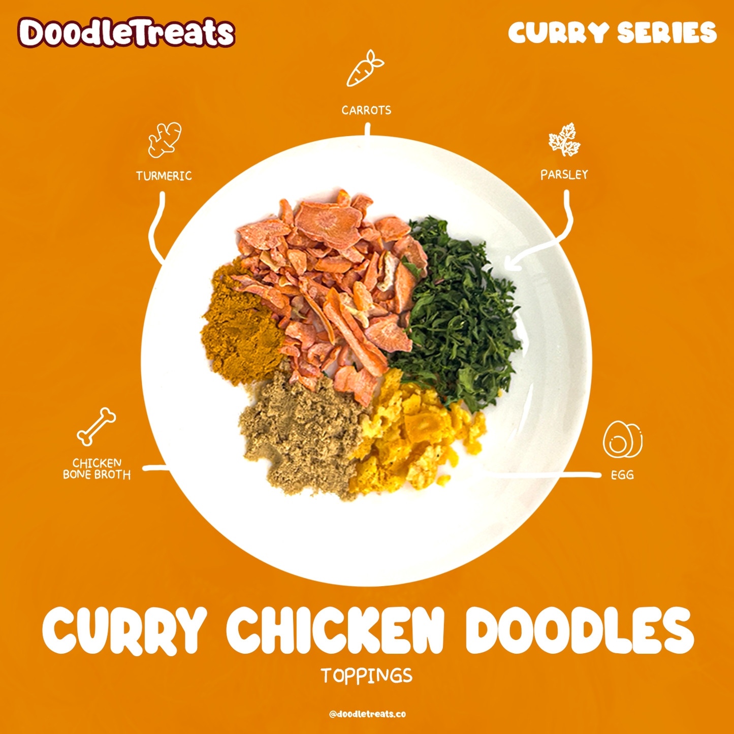 "Curry" Chicken Cup Noodles for Dogs