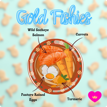 Gold Fishies- salmon treats for dogs & cats