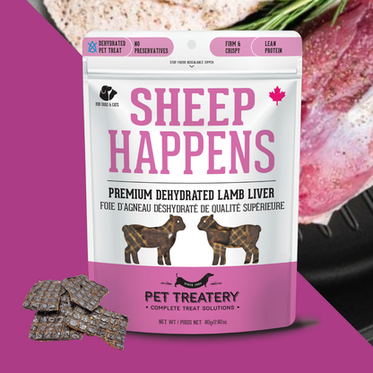 Lamb Liver Dehydrated PetTreat: High Protein & Omega 3