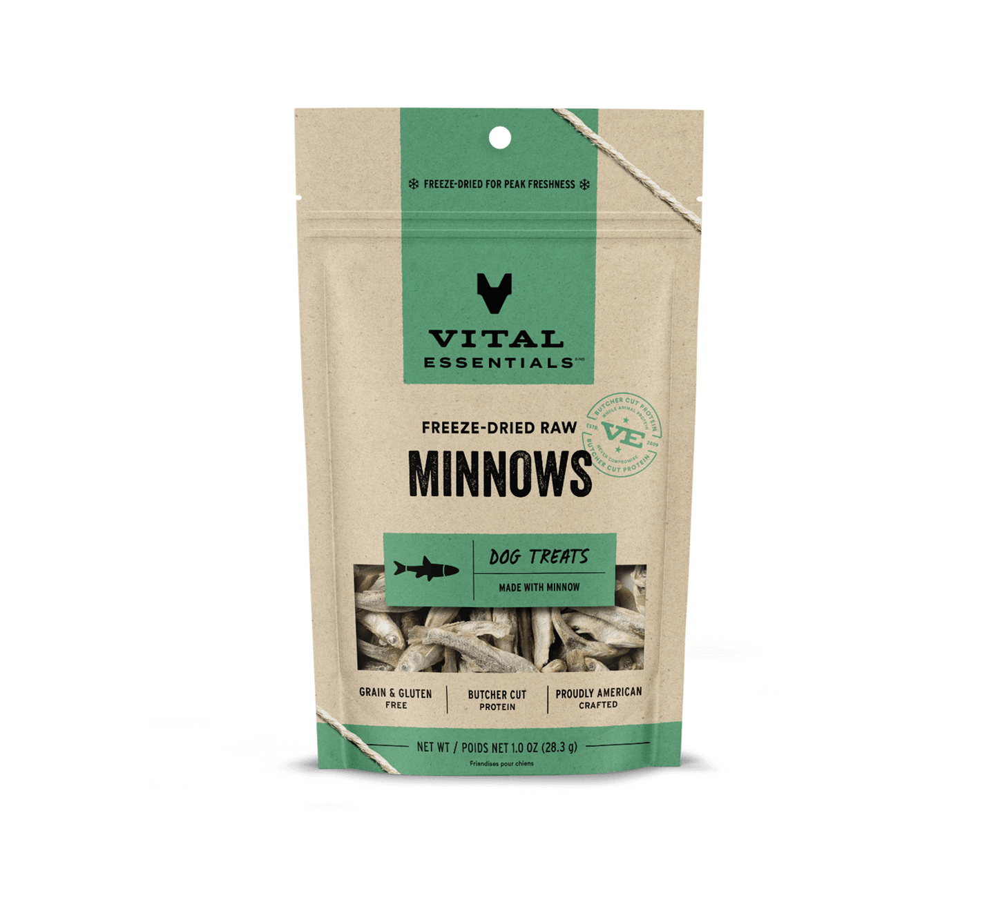 Vital Essentials Minnows FD Dog Treats 1 oz