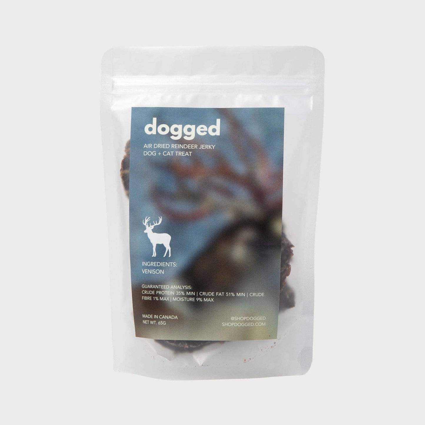 Dogged - Air Dried Reindeer Jerky Dog Treats (limited edition)