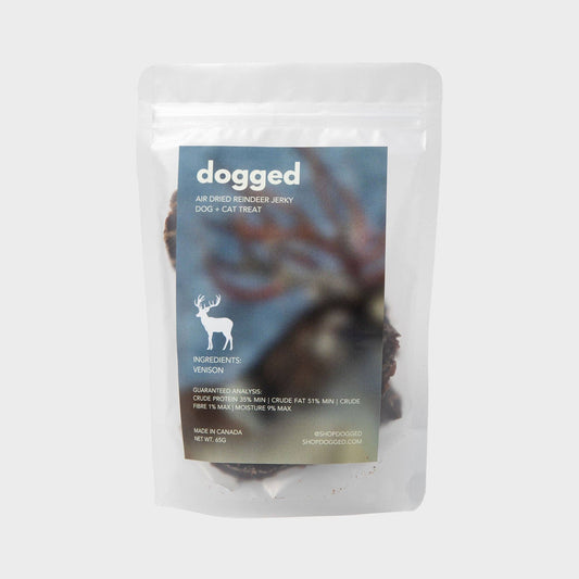 Dogged - Air Dried Reindeer Jerky Dog Treats (limited edition)