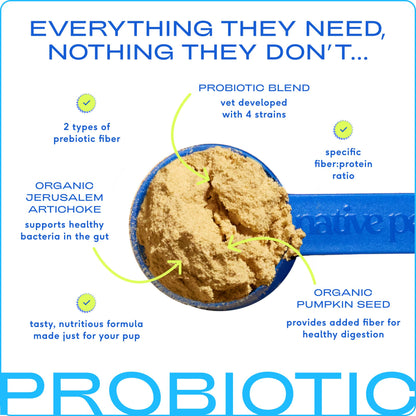 Probiotic & Prebiotic Powder Vet-Formulated Supplement: 4.1 oz