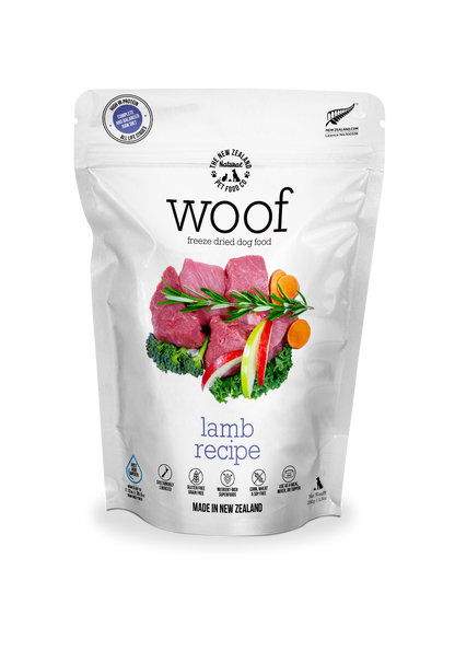 Woof Lamb Freeze Dried Dog Food 1.76oz