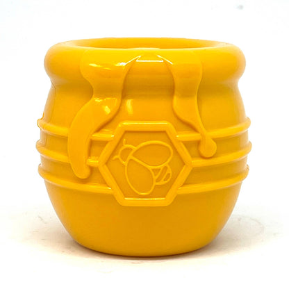 Large PUP-X Honey Pot Treat Dispenser: Yellow