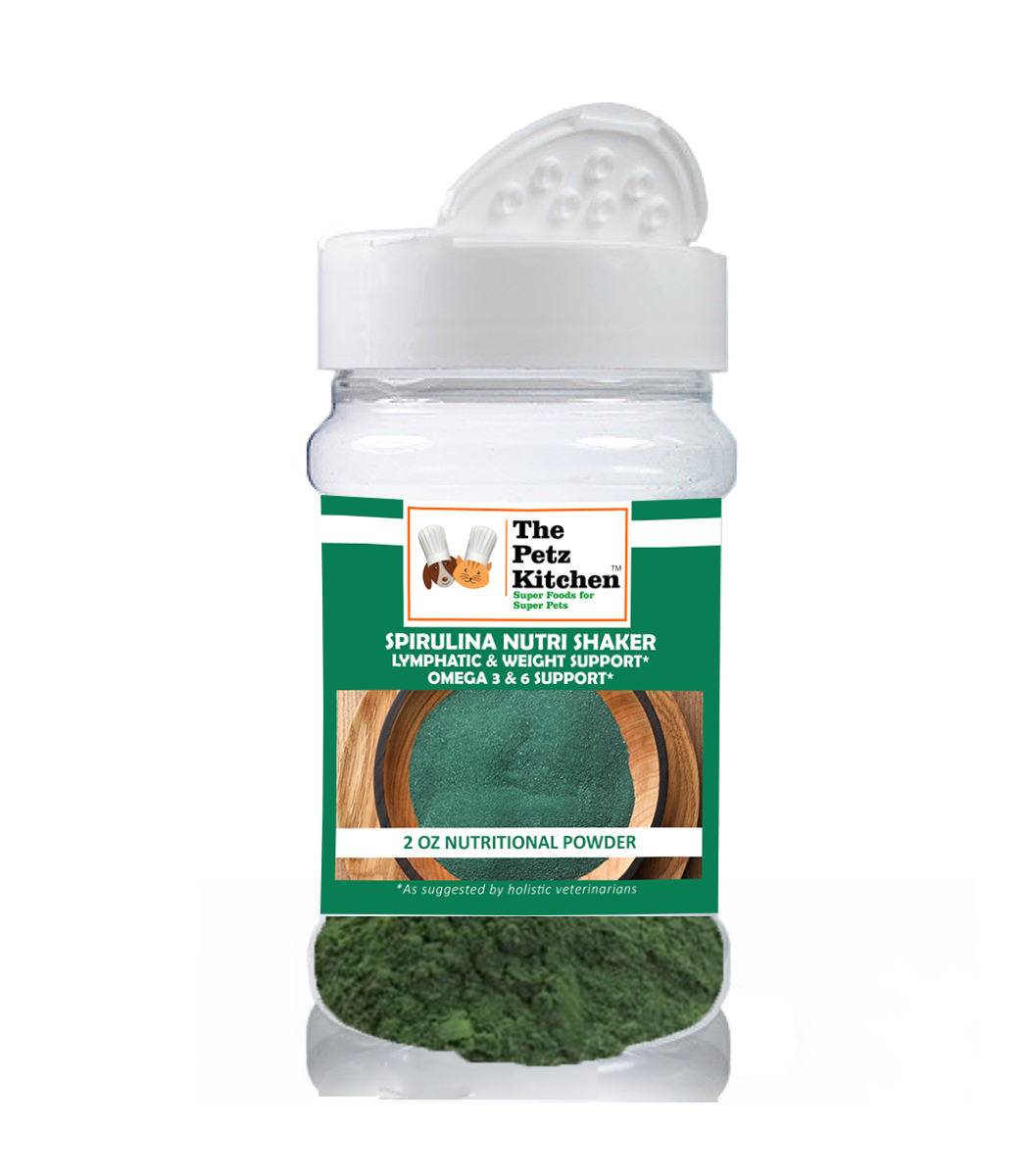 Spirulina* Omega 3 & 6 Lymphatic, Weight & Probiotic Immune Support* the Petz Kitchen