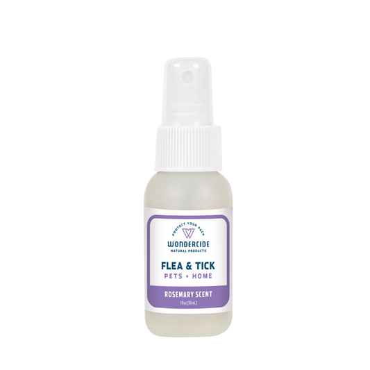 Rosemary Flea & Tick Spray for Pets + Home with Natural Essential Oils