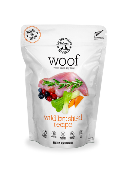 Woof Wild Brushtail Freeze Dried Dog 1.76oz