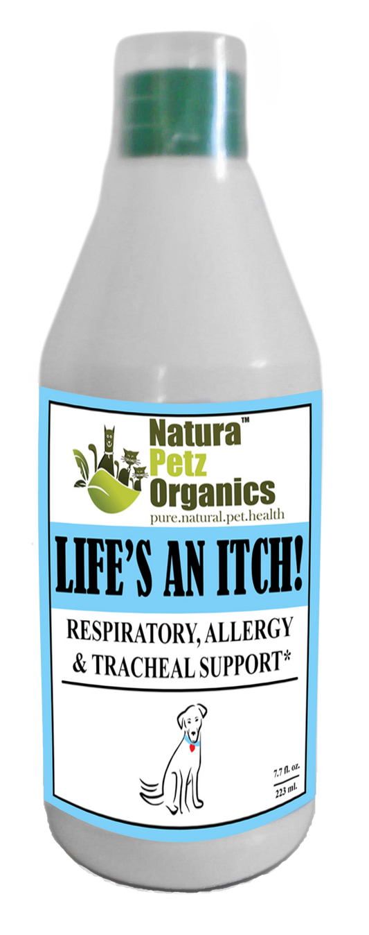 Life's an Itch No More Sneezing & Wheezing* Respiratory, Allergy & Tracheal Support*: All Life Stages Dog / 8.9 Fl Oz / 223 Ml