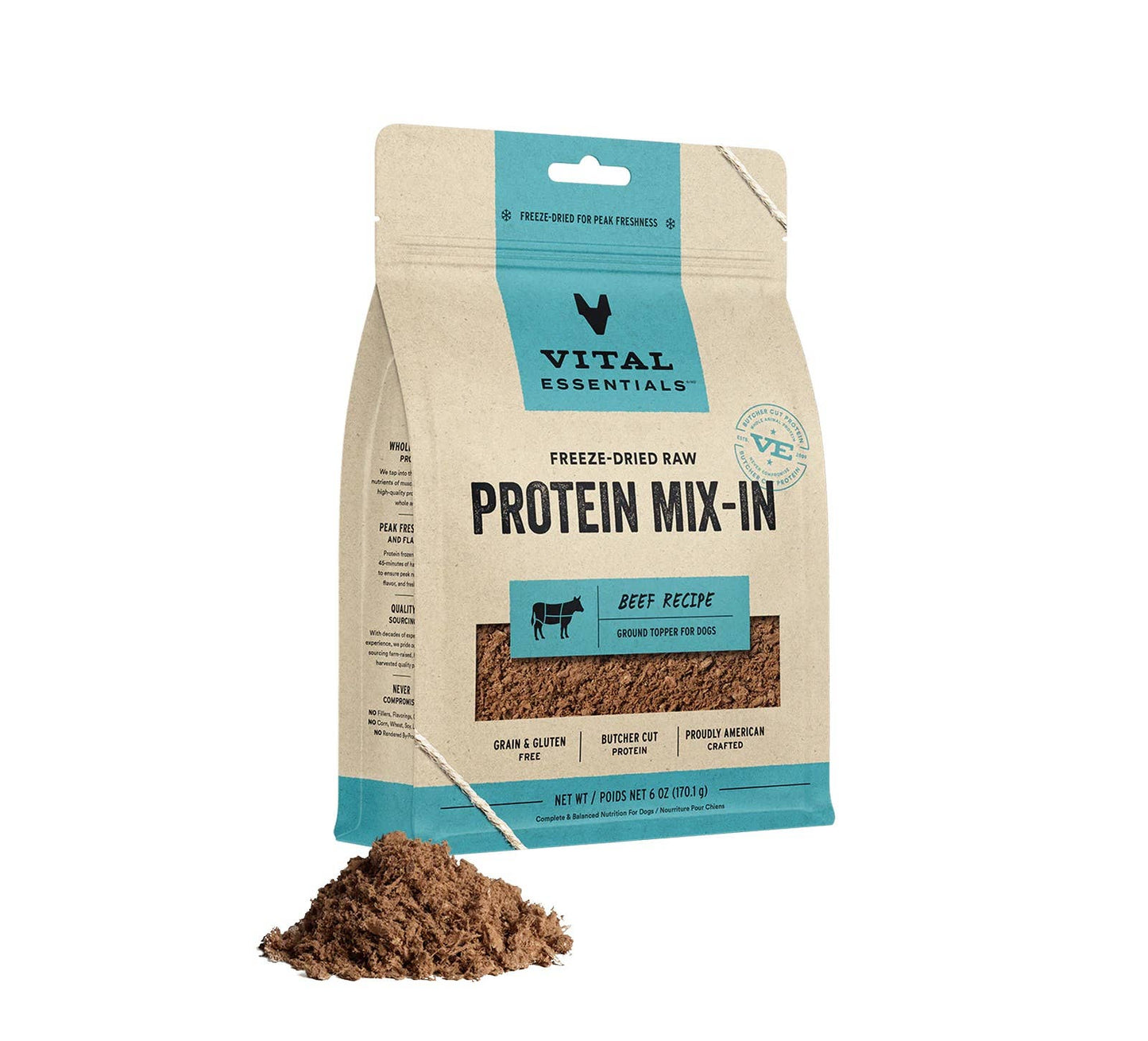 Vital Essentials FD Beef Protein Mix-In Ground Topper 6 oz